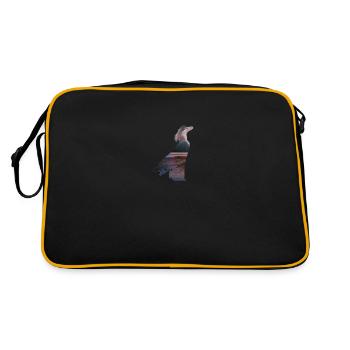 Woman with dress - Retro Bag - black/gold - Back