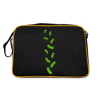 Cucumber Comic - Retro Bag - black/gold - Back