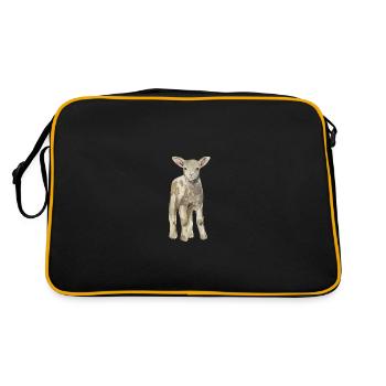 Mouton bébé - Sac Retro - noir/or - Dos