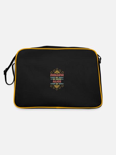 Partenaire de vie Alice - Sac Retro - noir/or - Dos