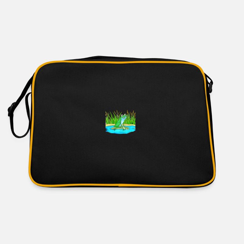 Frog Water Pond Retro Bag