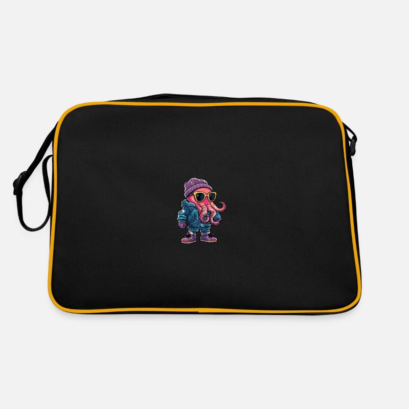 Octopus Winter Comic Retro Bag