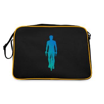 Vélo VTT Vélo Homme Cyclisme Vélo Cycliste - Sac Retro - noir/or - Dos