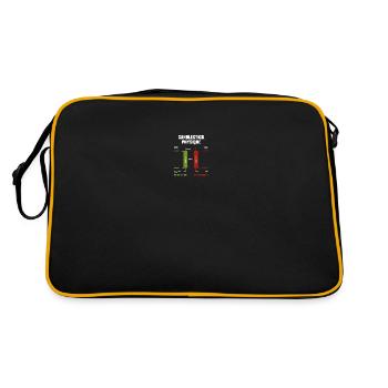 Candlestick Physique Stock Market Day Trader - Retro Bag - black/gold - Back