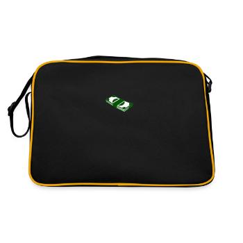 Petite pile d'argent - Sac Retro - noir/or - Dos