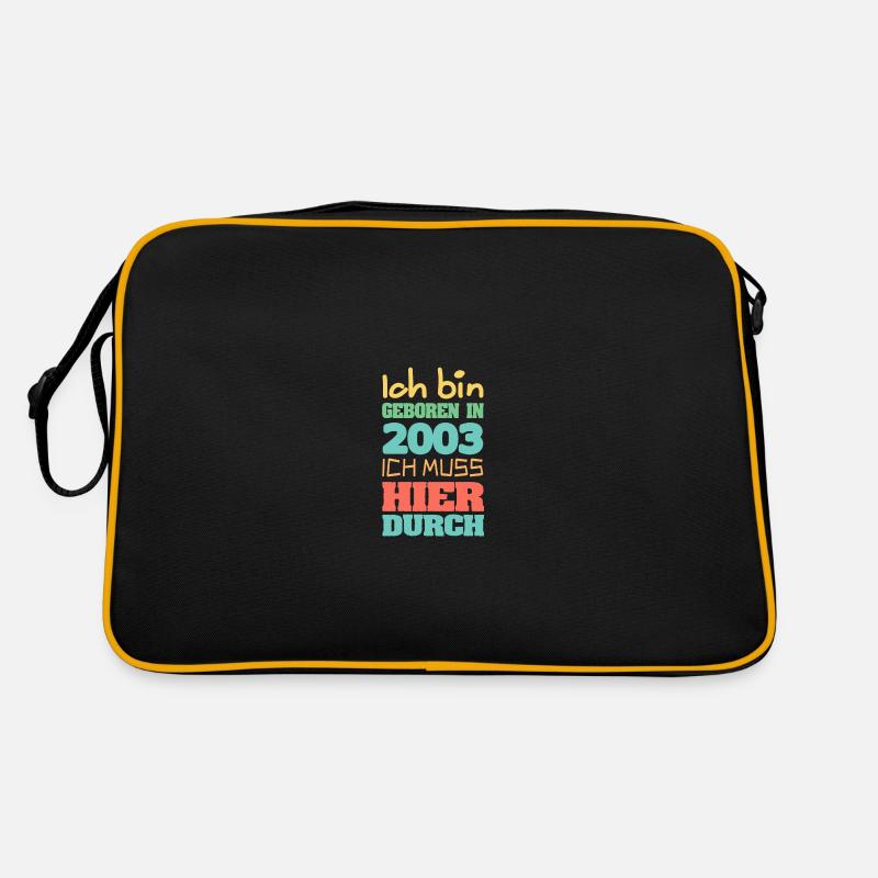 Je suis en 2003 Sac Retro