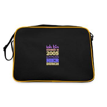 2005 - Sac Retro - noir/or - Dos