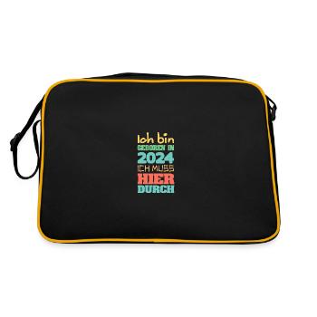 Corbeille 2024 - Sac Retro - noir/or - Dos