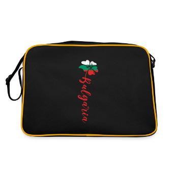 Bulgaria Balkans Sofia Holiday Travel Origin - Retro Bag - black/gold - Back