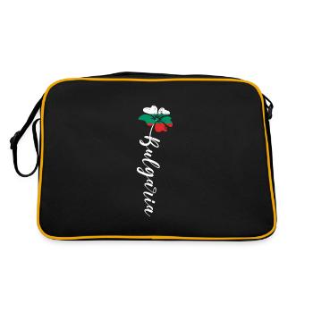 Bulgaria Balkan Sofia holiday travel origin - Retro Bag - black/gold - Back