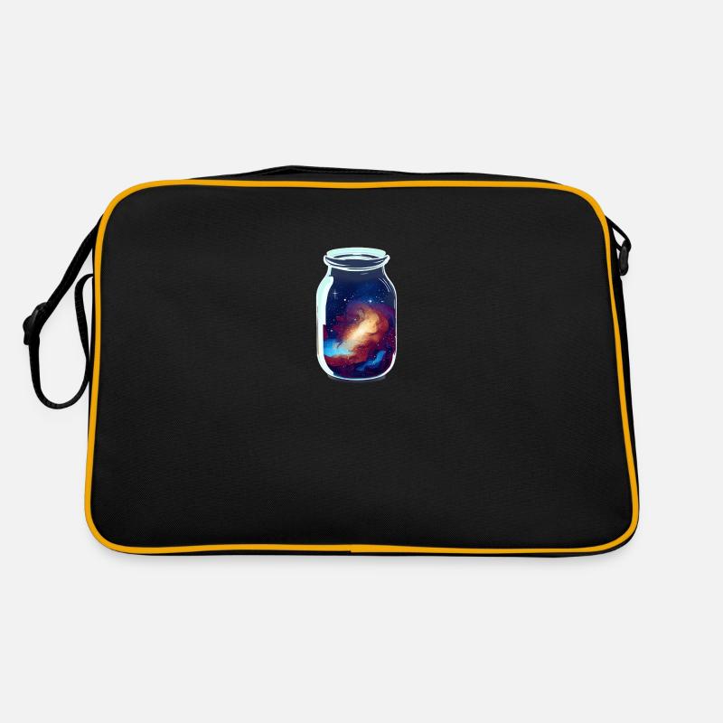 Space enclosed in a jar Retro Bag