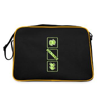 Hennes as a birth - Retro Bag - black/gold - Back