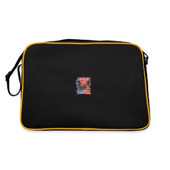 Bulldog français - Sac Retro - noir/or - Dos