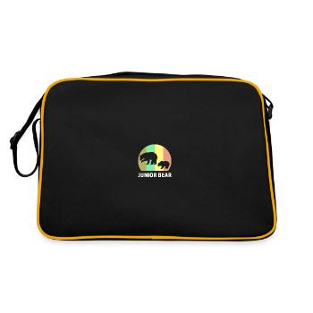 Dad and son partner look - Retro Bag - black/gold - Back