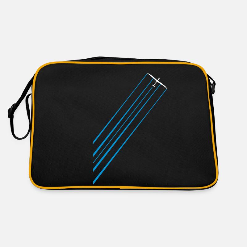 arcus wasser multicolour Geschenk - Retro Tasche - Schwarz/Gold