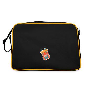 Sac à dos - Sac Retro - noir/or - Dos