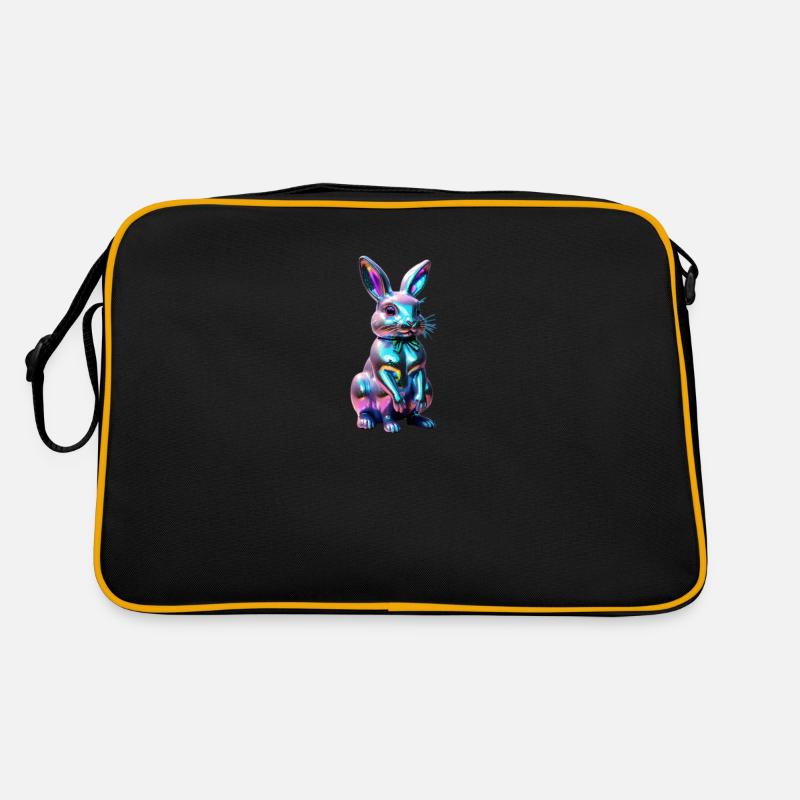 Bunny Rainbow Retro Tasche