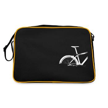 MTB mountain bike cut - Retro Bag - black/gold - Back