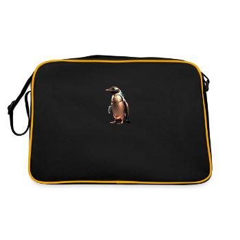 Le Pingouin de Bronze - Sac Retro - noir/or - Dos