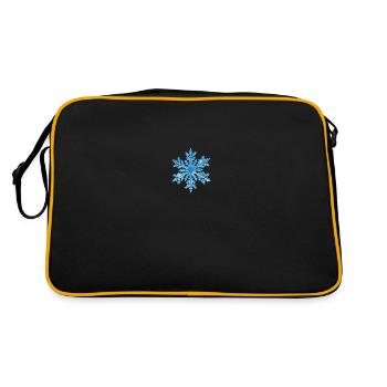 flocon de neige - Sac Retro - noir/or - Dos