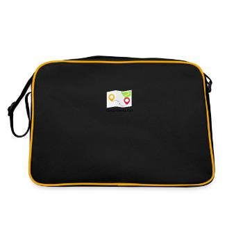 Movers - big thank you! - Retro Bag - black/gold - Back