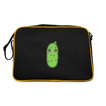 cucumber - Retro Bag - black/gold - Back