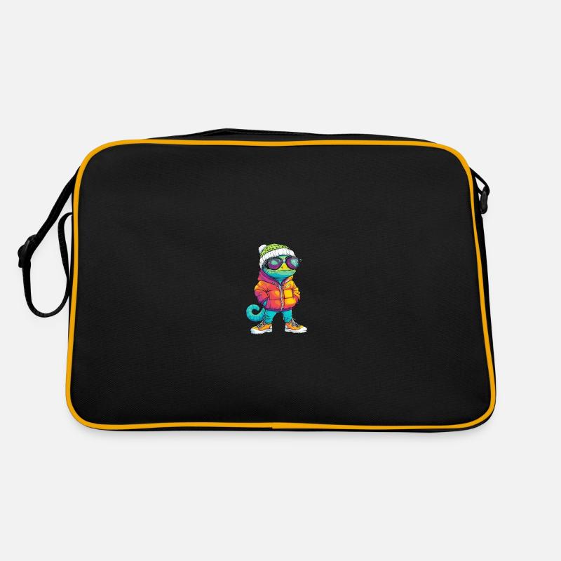 Caméléon Hiver Sac Retro