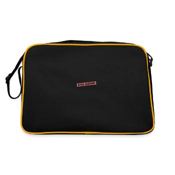 100% CHIANTE. HUMOUR. CHIANTE. ÉNERVANTE - Sac Retro - noir/or - Dos