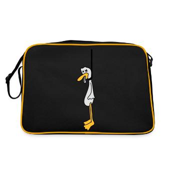 Hanged Duck - Sac Retro - noir/or - Dos