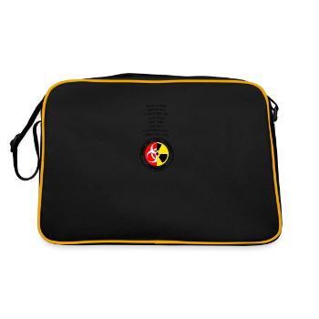 covid 19 end of the world veteran - Sac Retro - noir/or - Dos