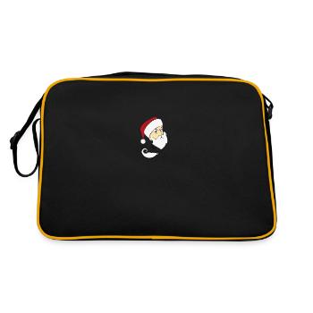 Santa Claus - Head- Beard Cutting - Retro Bag - black/gold - Back