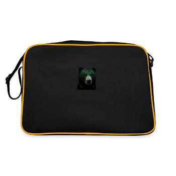 Green Bear - Retro Bag - black/gold - Back