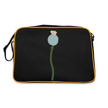 Capsule de graines de pavot - Sac Retro - noir/or - Dos
