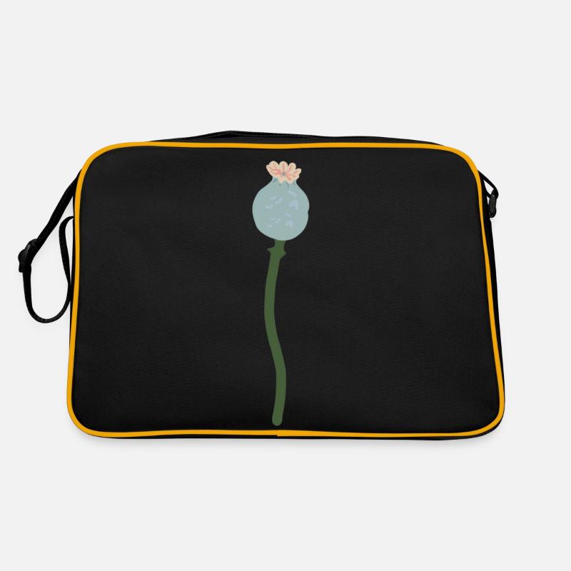 Mohn Kapsel Retro Tasche