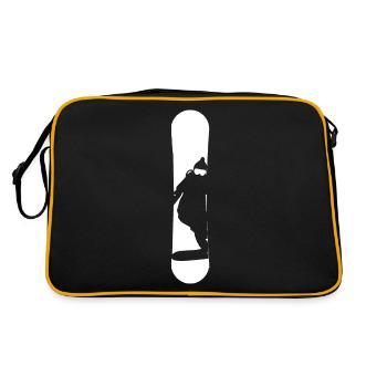 Snowboarding - (16) - Retro Bag - black/gold - Back