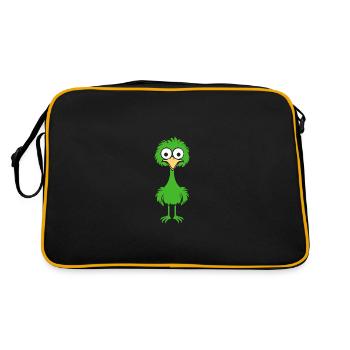 ostrich - Retro Bag - black/gold - Back