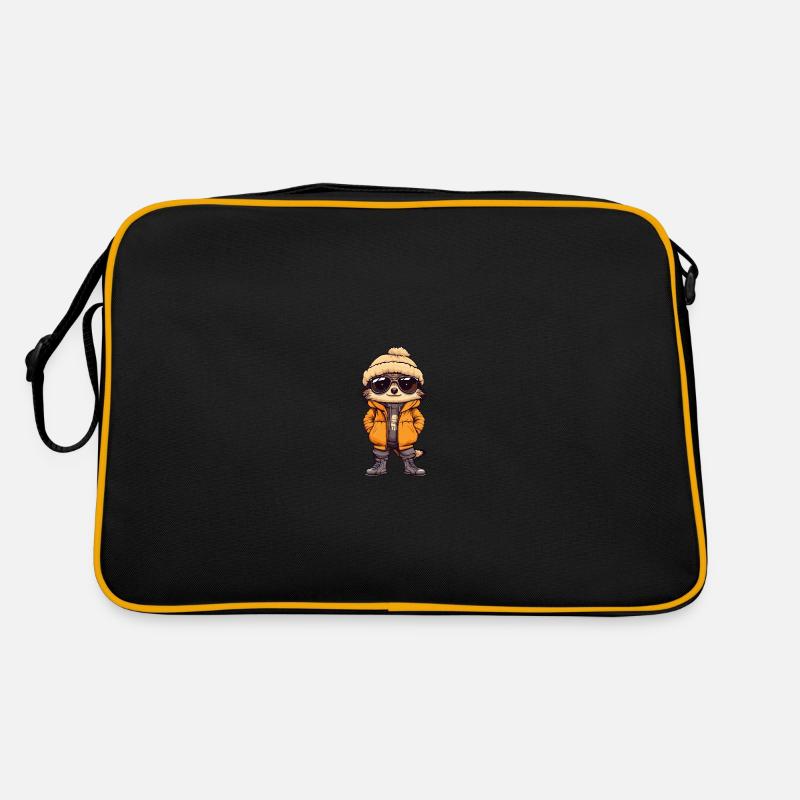 Bande dessinée d’hiver suricate Sac Retro