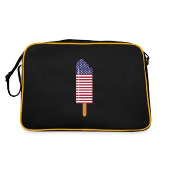 4 juillet États-Unis - Sac Retro - noir/or - Dos