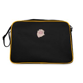 Piggy Lucky Pork - Sac Retro - noir/or - Dos