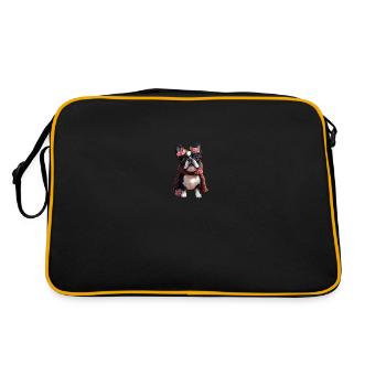 BABA BULLDOG - Sac Retro - noir/or - Dos