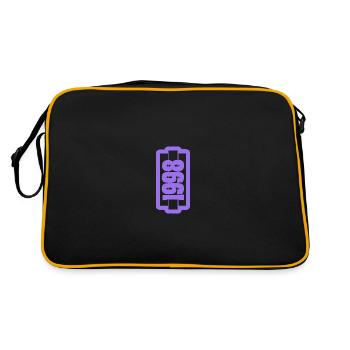 1998 - Retro Tasche - Schwarz/Gold - Hinten