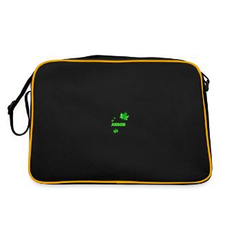Fortwirt Andon - Retro Tasche - Schwarz/Gold - Hinten
