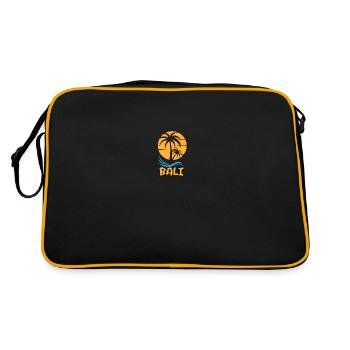 Bali Surf Sun Vacation - Sac Retro - noir/or - Dos