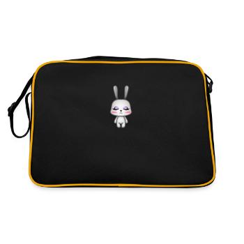 Rabbit is totally zen - Retro Bag - black/gold - Back