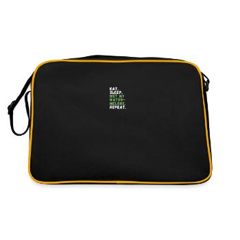 Melon Lovers Watermelon Cultivation - Retro Bag - black/gold - Back