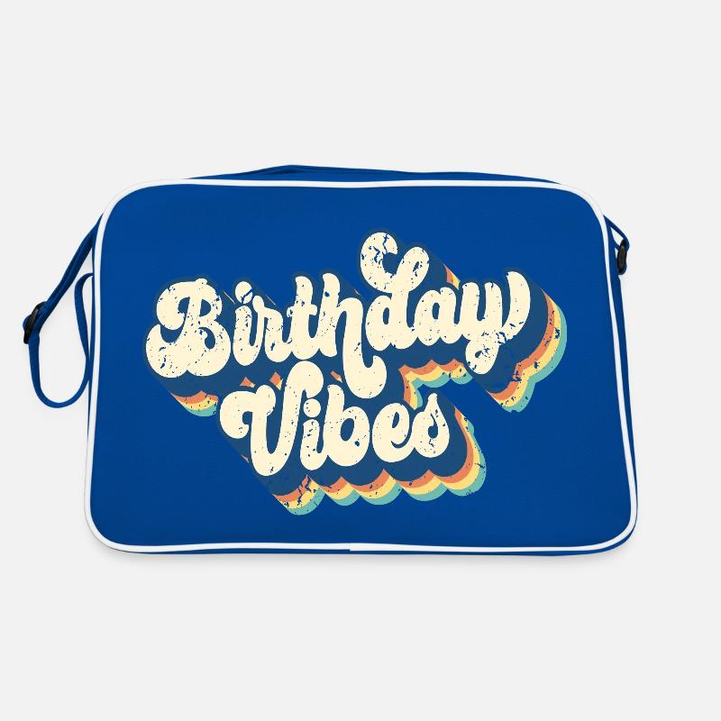 Birthday Vibes Matching Gruppe Geburtstagsparty Geschenk Retro Tasche