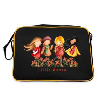 Litte Women - Happy Girls - Kleine Mädchen - Sac Retro - noir/or - Dos
