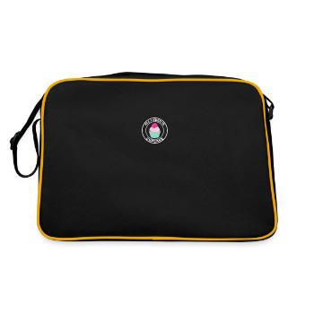 ALL I NEED IS CUPCAKE - Retro Bag - black/gold - Back