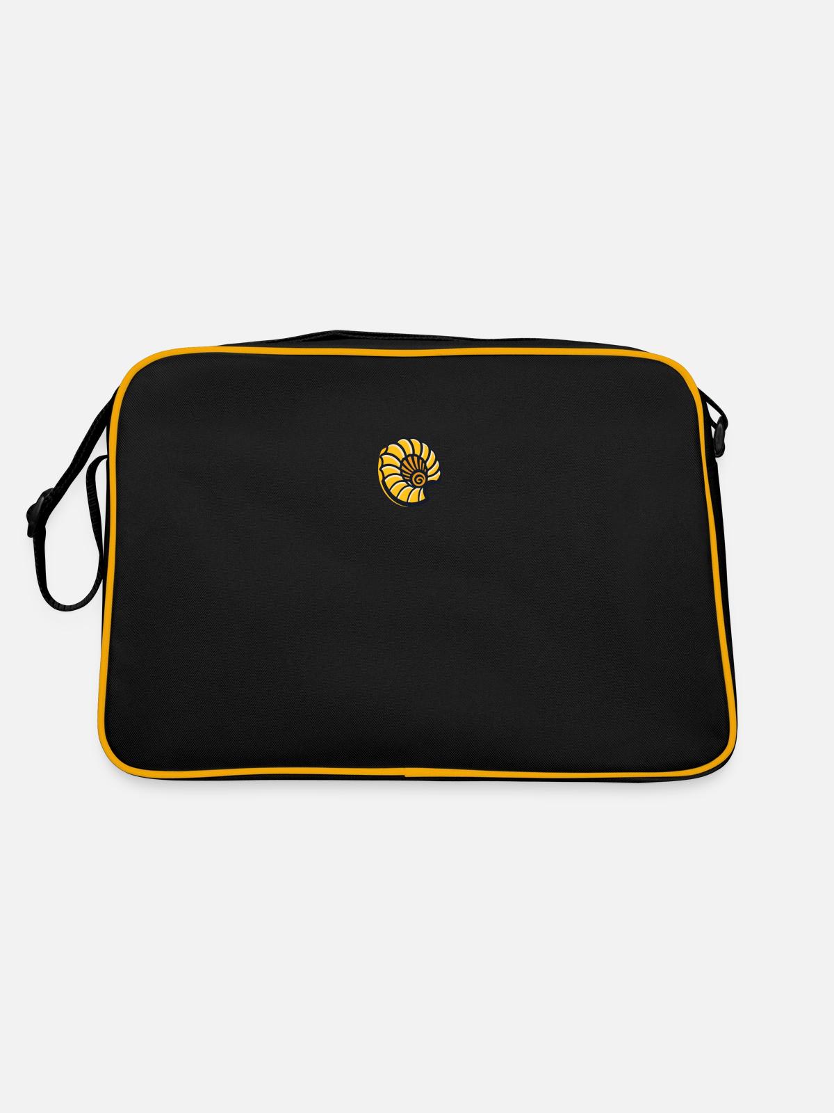Scallop - Retro Bag - black/gold - Back