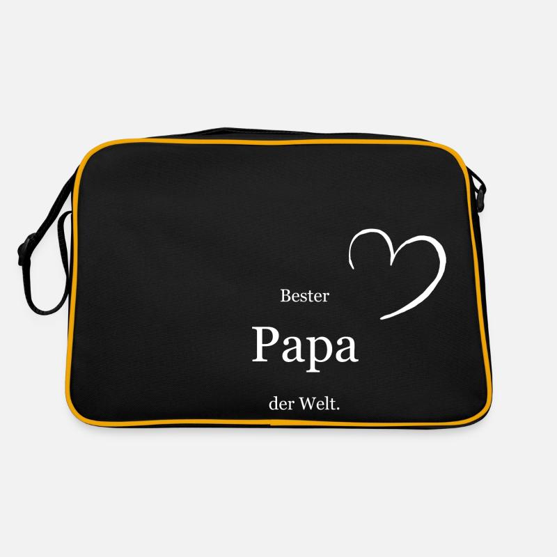 Bester Papa der Welt Retro Tasche